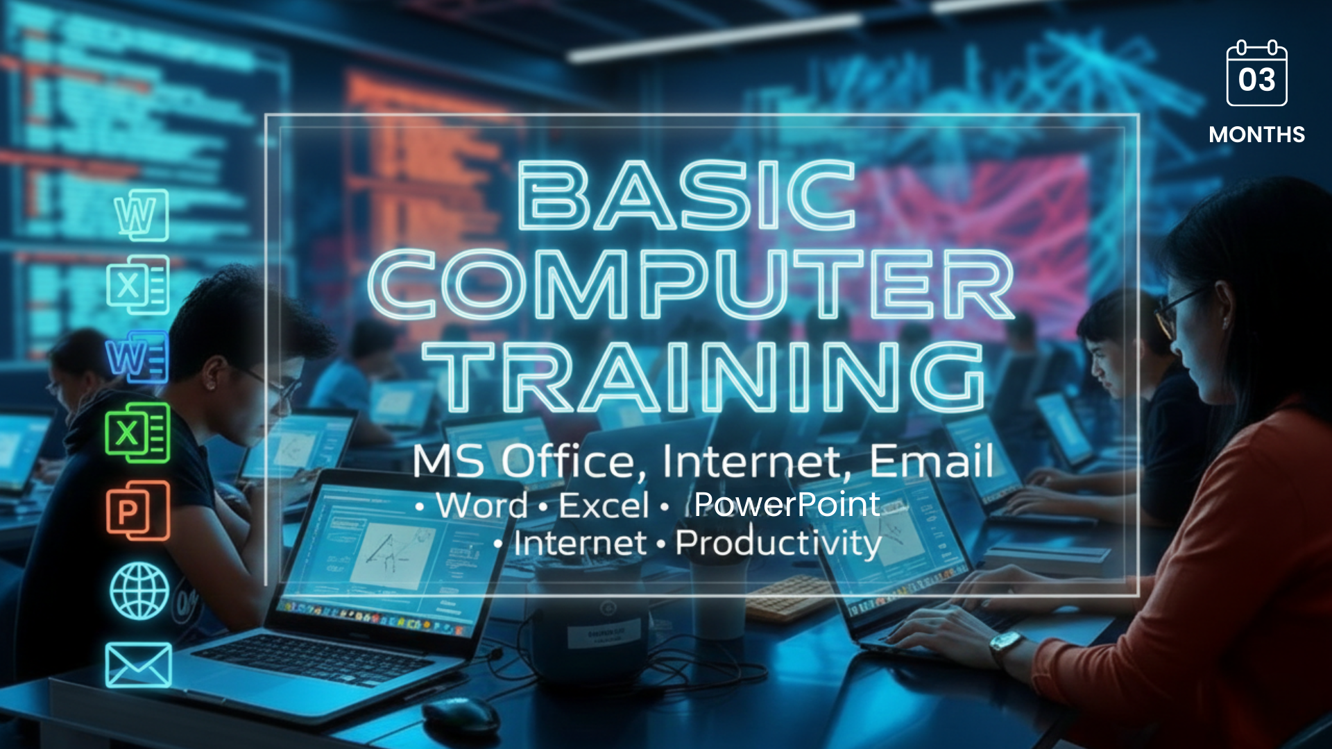 Basic Computer Training (MS Office, Internet, Email)