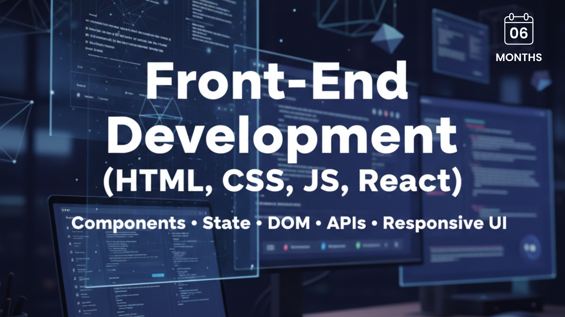 Front-End Development (HTML, CSS, JS, React)