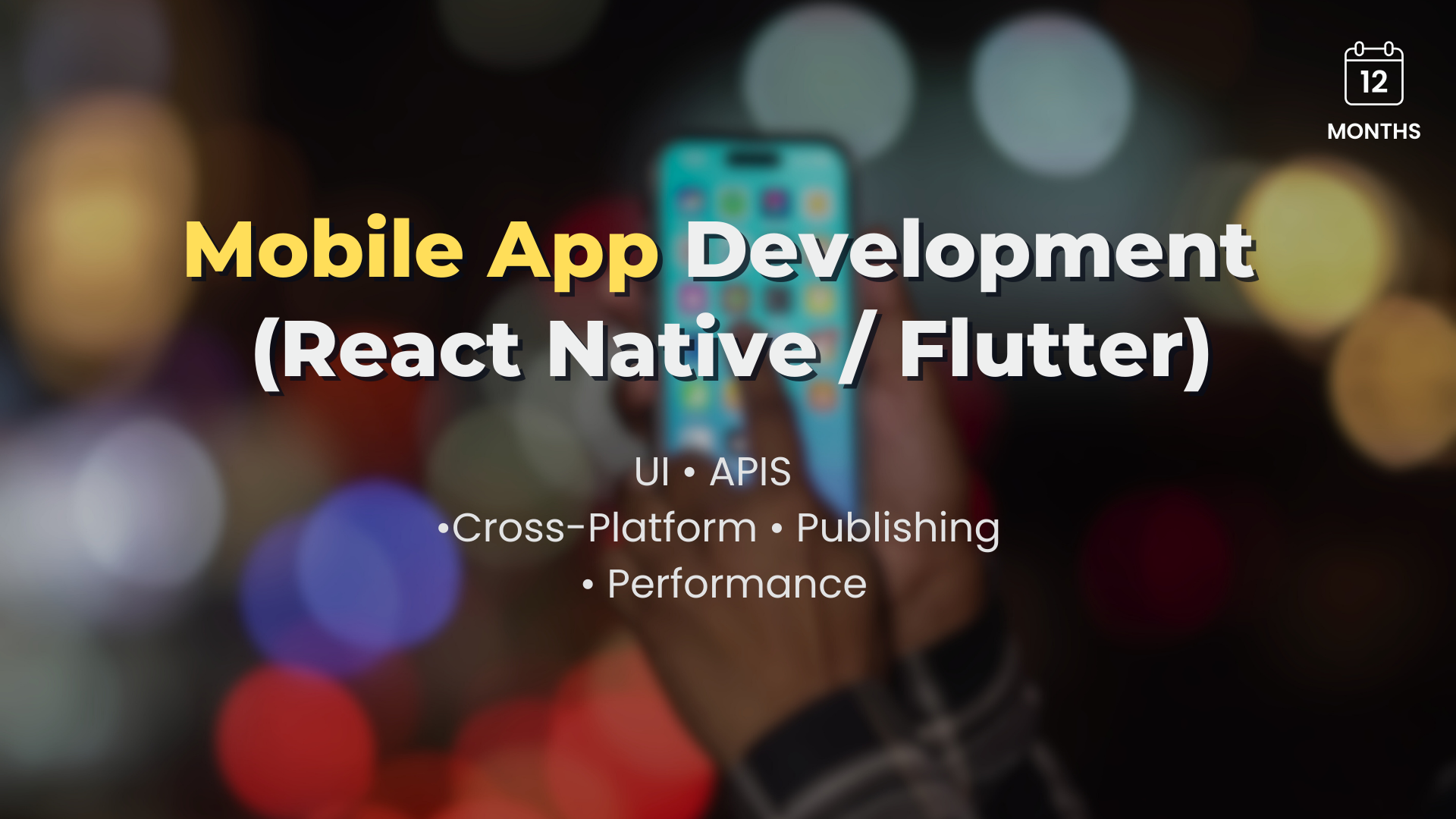 Mobile App Development (React Native / Flutter)